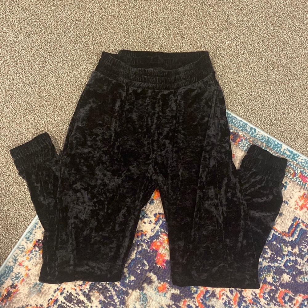 ZARA velour joggers